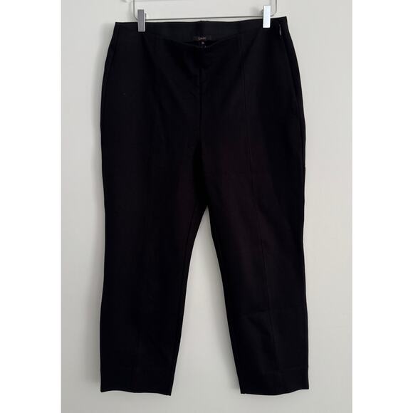 NWT Quince Ultra- Stretch Ponte Pintuck Ankle Pant Black Sz XLP - Picture 3 of 12